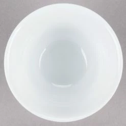 CAC China CAC CTY-C8 Citysquare 4 Oz. Bright White Round Porcelain Cup - 48/Case -Rak Porcelain shop 808161