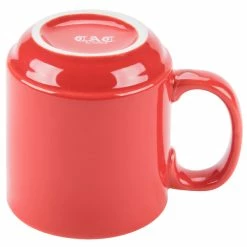 CAC China CAC PRM-12-R Red 12 Oz. Venice Stacking Mug - 36/Case 10 CAC China CAC PRM-12-R Red 12 Oz. Venice Stacking Mug - 36/Case -Rak Porcelain shop 876945