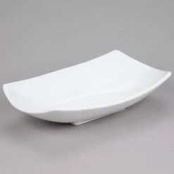 American Metalcraft Prestige SQVL914 Oval Stoneware Serving Bowl 14" X 9" -Rak Porcelain shop 900512