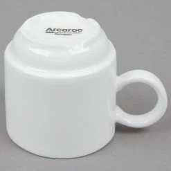 Arcoroc G3744 Daring Porcelain 3 Oz. Stack Cup By Arc Cardinal - 24/Case -Rak Porcelain shop 921640