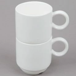 Arcoroc G3744 Daring Porcelain 3 Oz. Stack Cup By Arc Cardinal - 24/Case -Rak Porcelain shop 921643