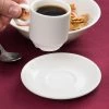 Arcoroc G3749 Daring 4 1/2" Porcelain Saucer For G3744 Porcelain Cup By Arc Cardinal - 24/Case