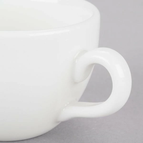 Homer Laughlin By Steelite International HL20026800 Ameriwhite Alexa 3 Oz. Bright White China Espresso Cup - 12/Case 4 Homer Laughlin By Steelite International HL20026800 Ameriwhite Alexa 3 Oz. Bright White China Espresso Cup - 12/Case - Image 4