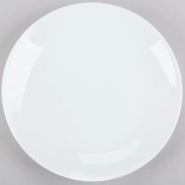 Chef & Sommelier FN513 Infinity 6 1/4" White Coupe Bone China B&B Plate By Arc Cardinal - 24/Case 2 Chef & Sommelier FN513 Infinity 6 1/4" White Coupe Bone China B&B Plate By Arc Cardinal - 24/Case - Image 2