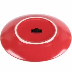 10 Strawberry Street WM-4-RED Wazee Matte 7 3/4" Round Red Stoneware Salad Plate - 24/Case 6 10 Strawberry Street WM-4-RED Wazee Matte 7 3/4" Round Red Stoneware Salad Plate - 24/Case -Rak Porcelain shop 978341