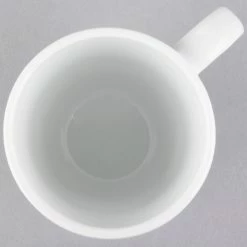 10 Strawberry Street RB0100 Classic White 12 Oz. White Porcelain Barrel Mug - 12/Case -Rak Porcelain shop 990073